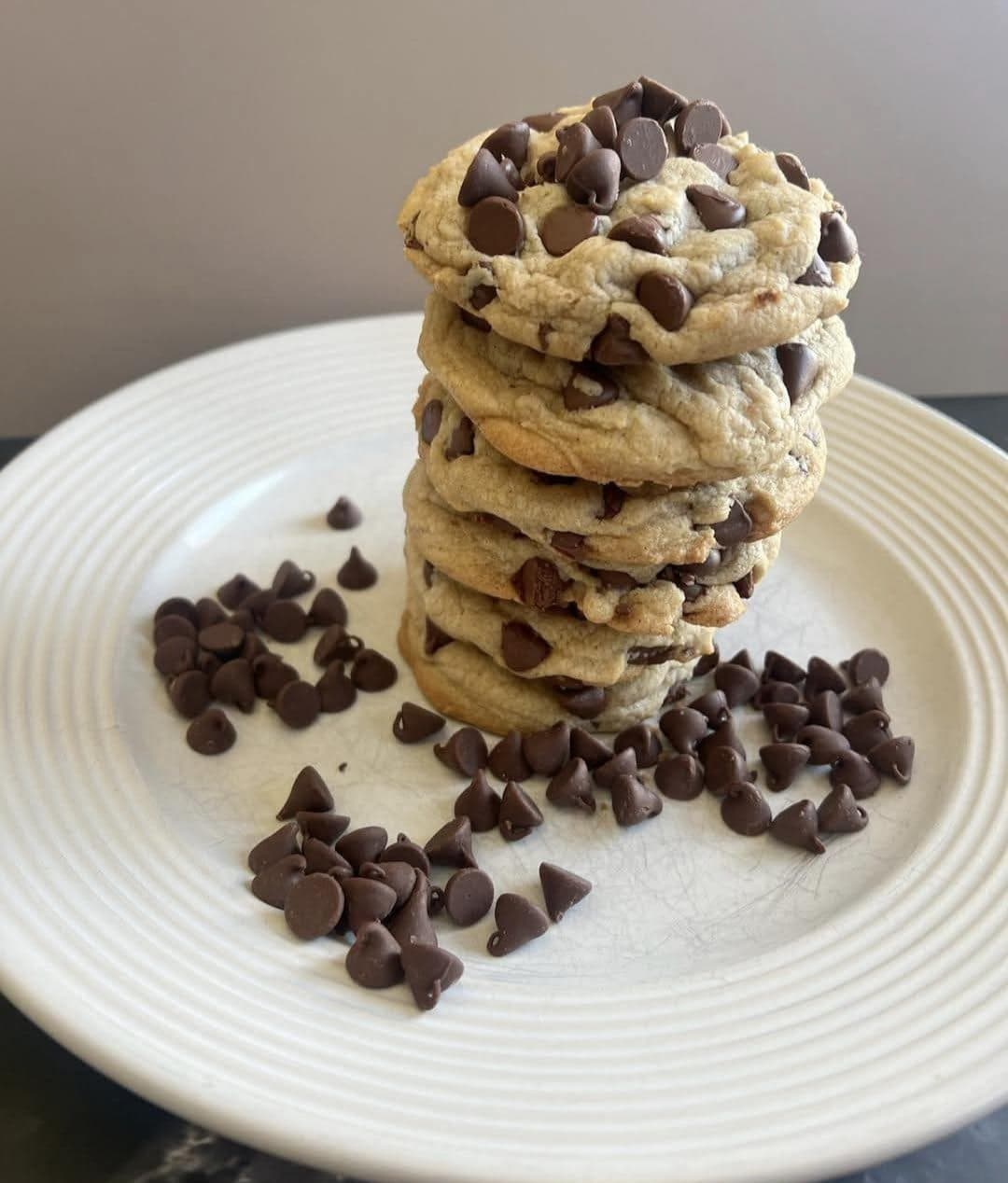 Marilyn’s Morsels chocolate-chip cookies, shown in the existing product photography.